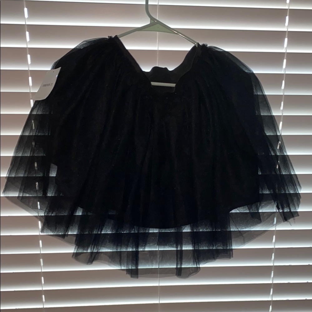 Forever 21 Kids Black Tulle Skirt
